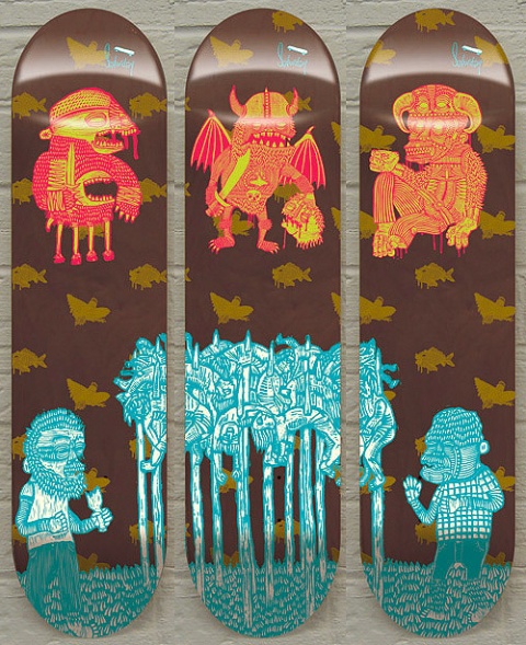 New Saturday Skateboards Graphics by Bill McRight – haveboard.com